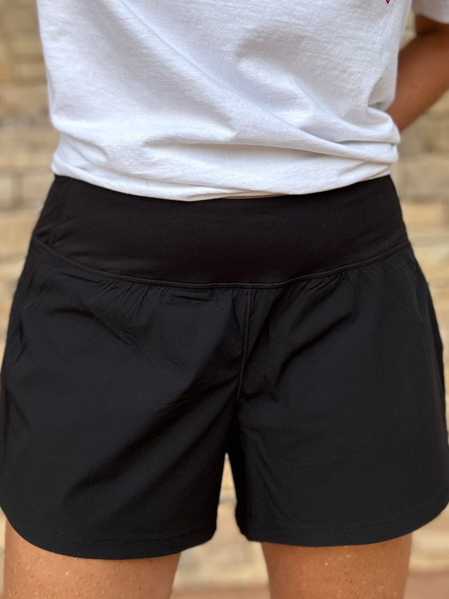 Rae Mode Athletic Shorts, Black