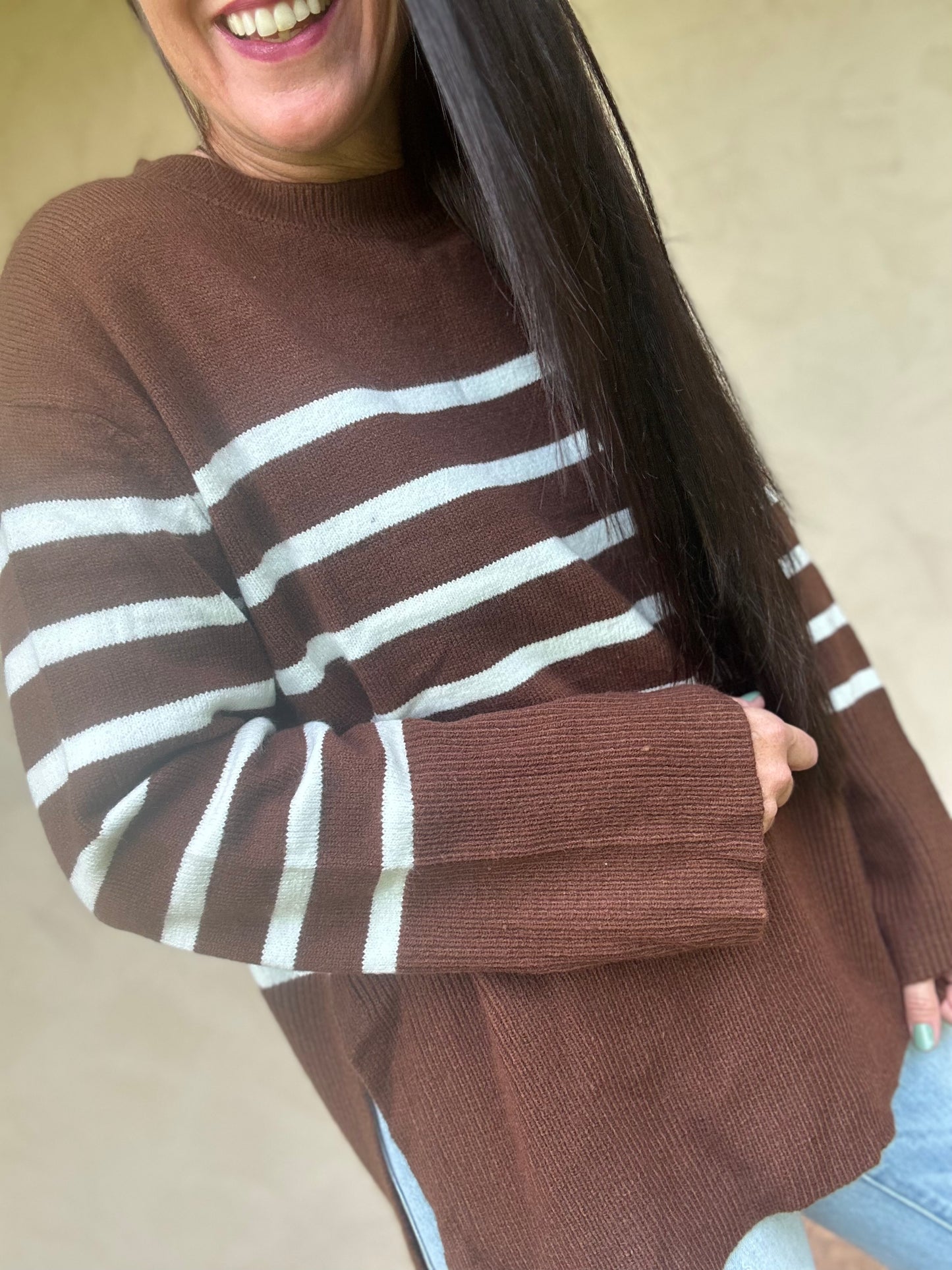 Stay Cozy Sweater, Mocha