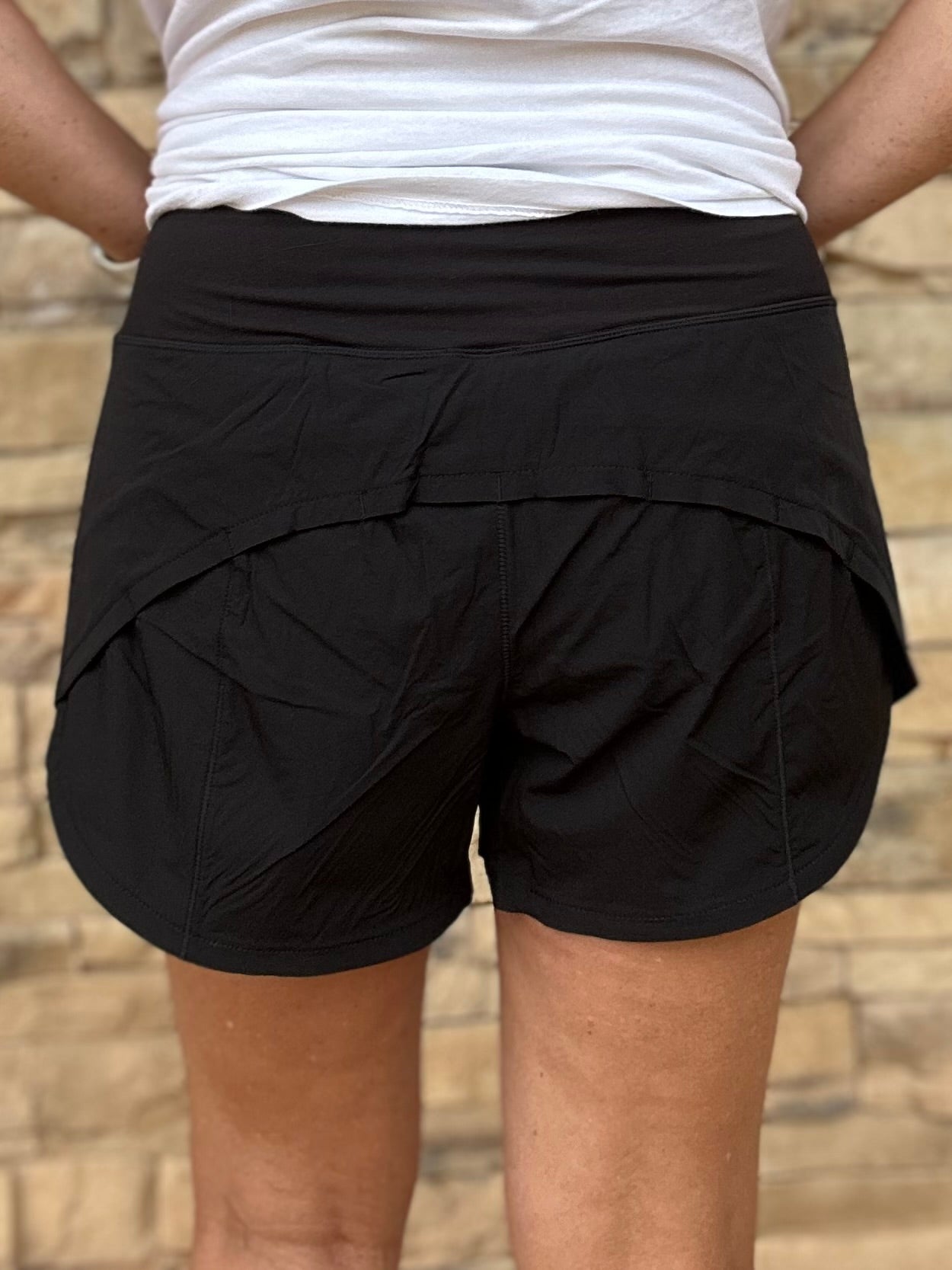 Rae Mode Athletic Shorts, Black