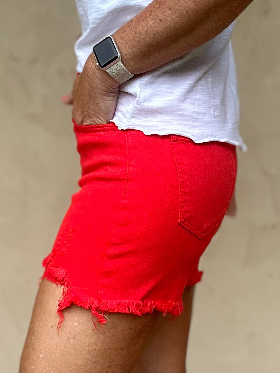 Risen Fiesta Red Shorts