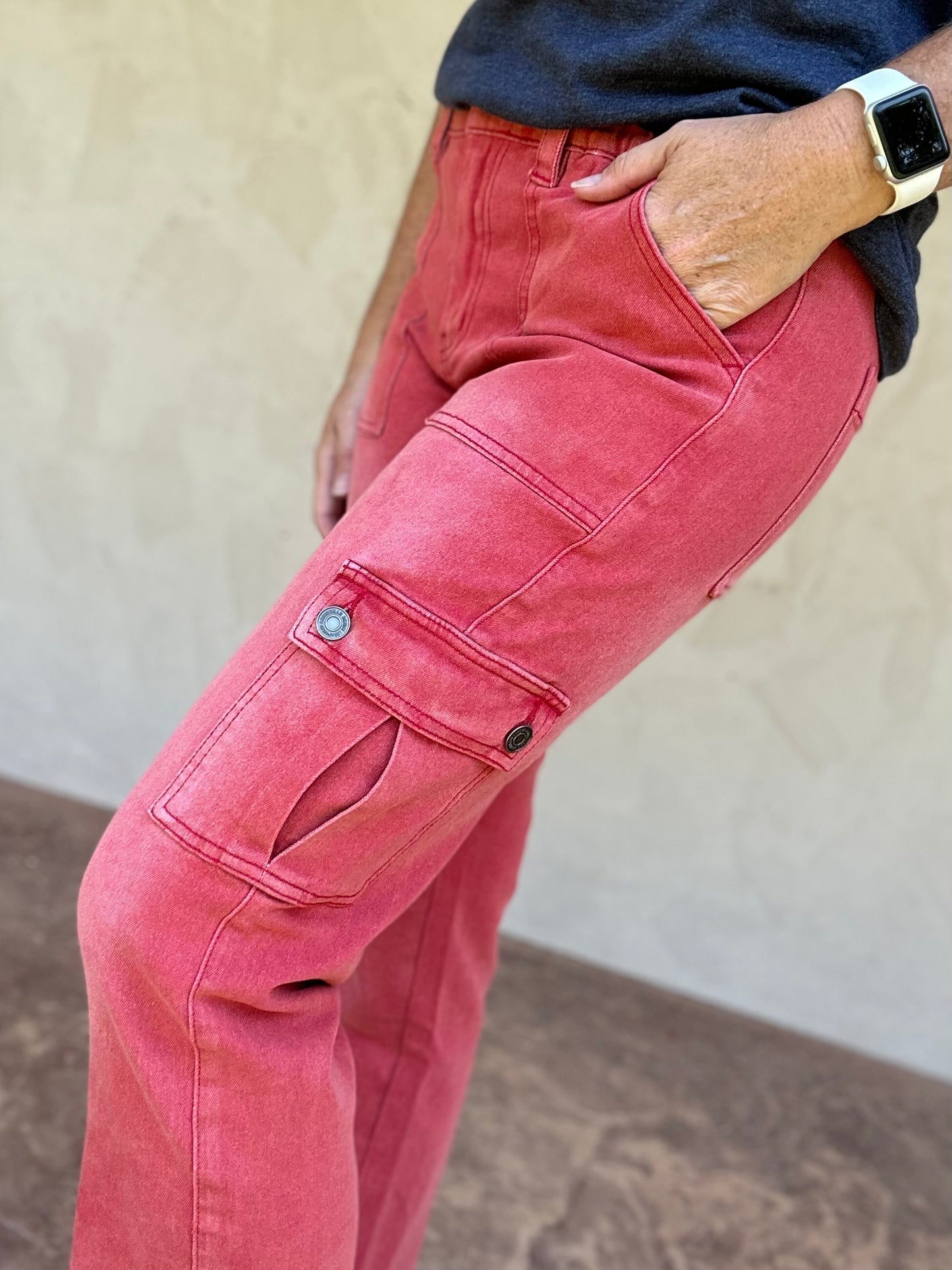 Cargo Jeans, Mineral Red