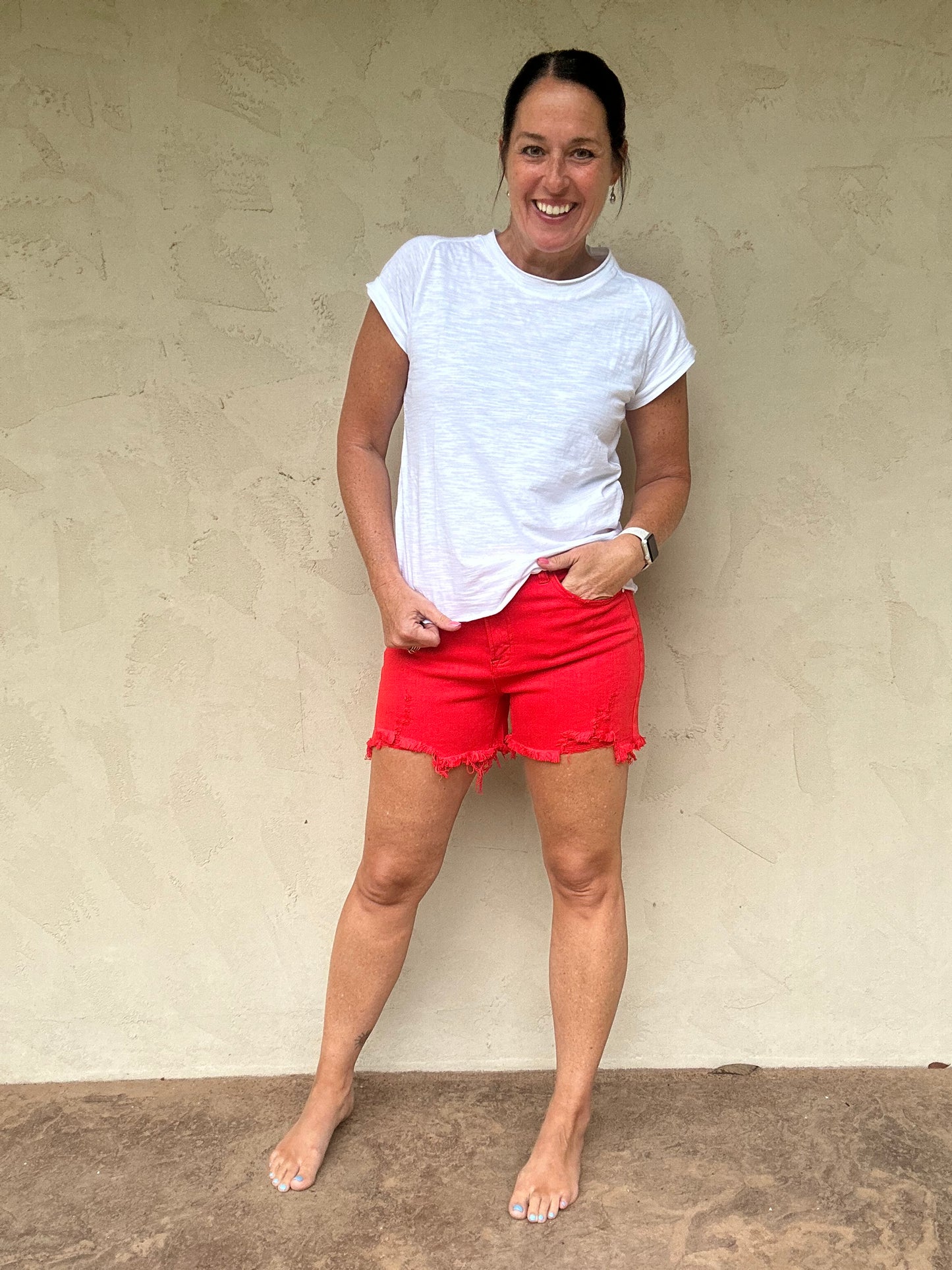 Risen Fiesta Red Shorts