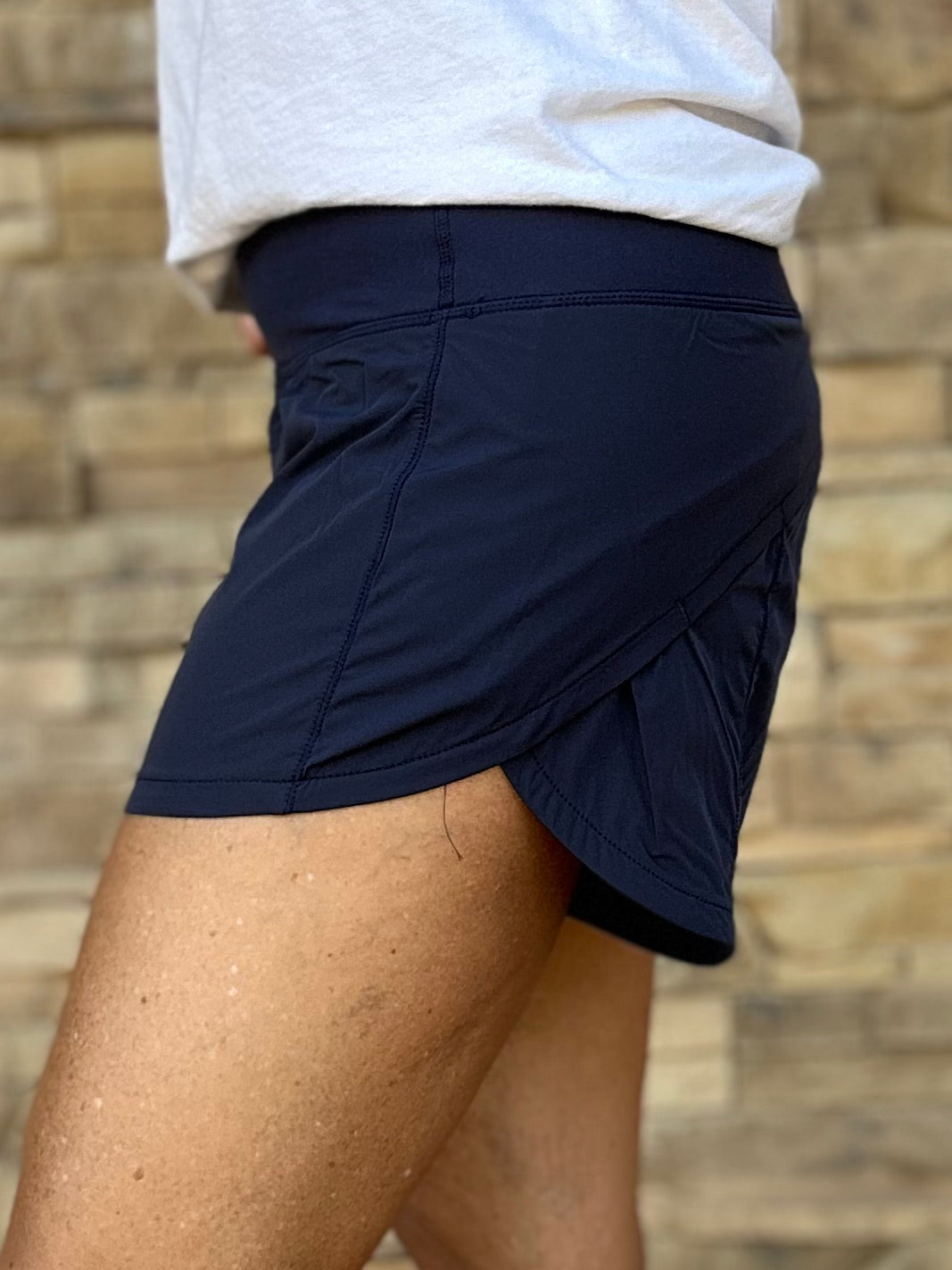 Rae Mode Athletic Shorts, Navy