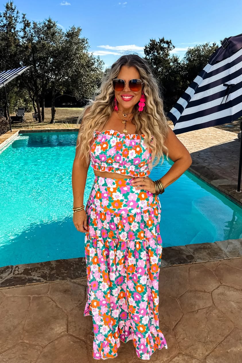 Blakeley Amalfi Blooms Swim Set