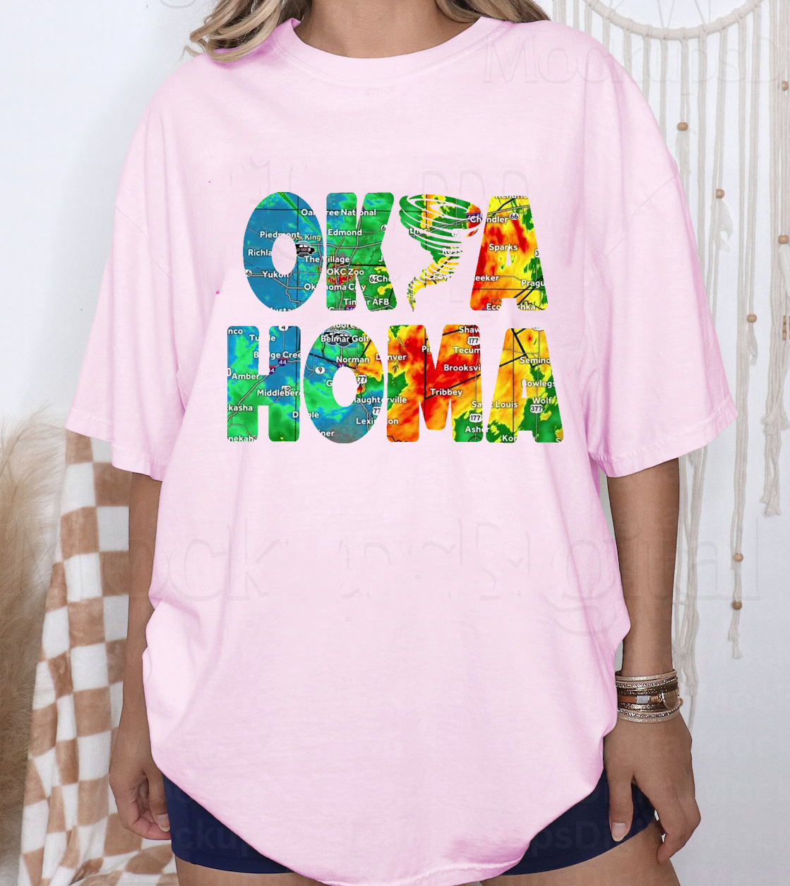 Oklahoma Tornado Radar Tee