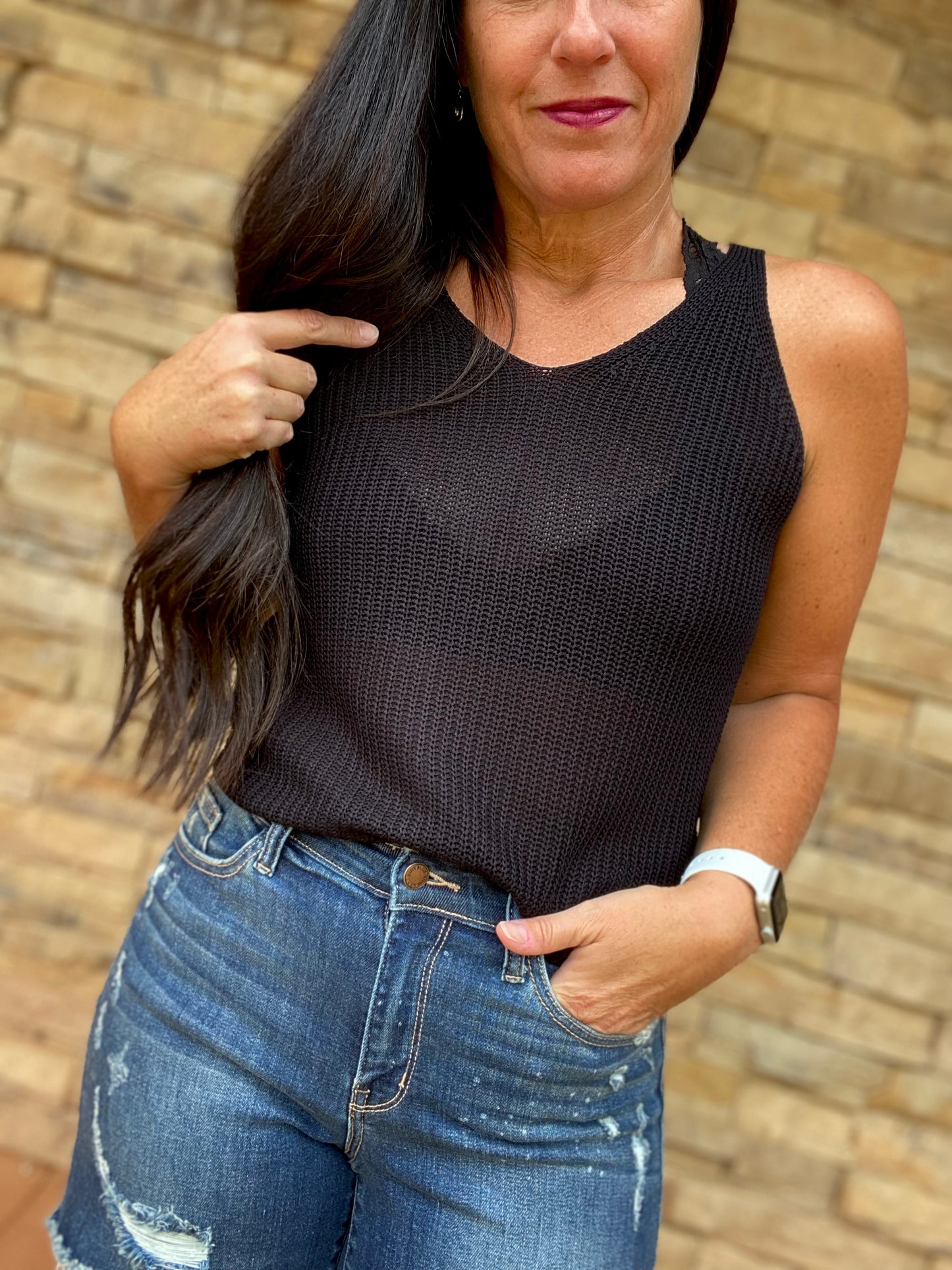 Sweet Surprise Tank, Black