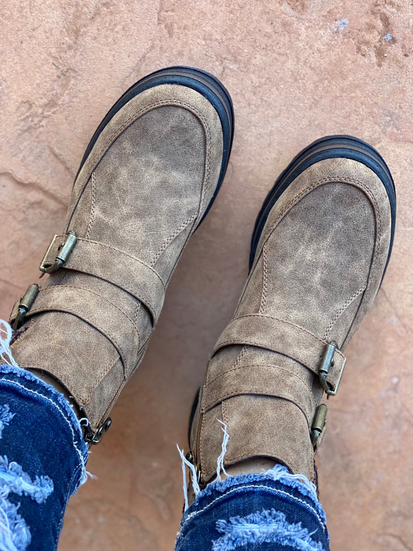 Blowfish Hansa4Earth Buckle Boot, Brown