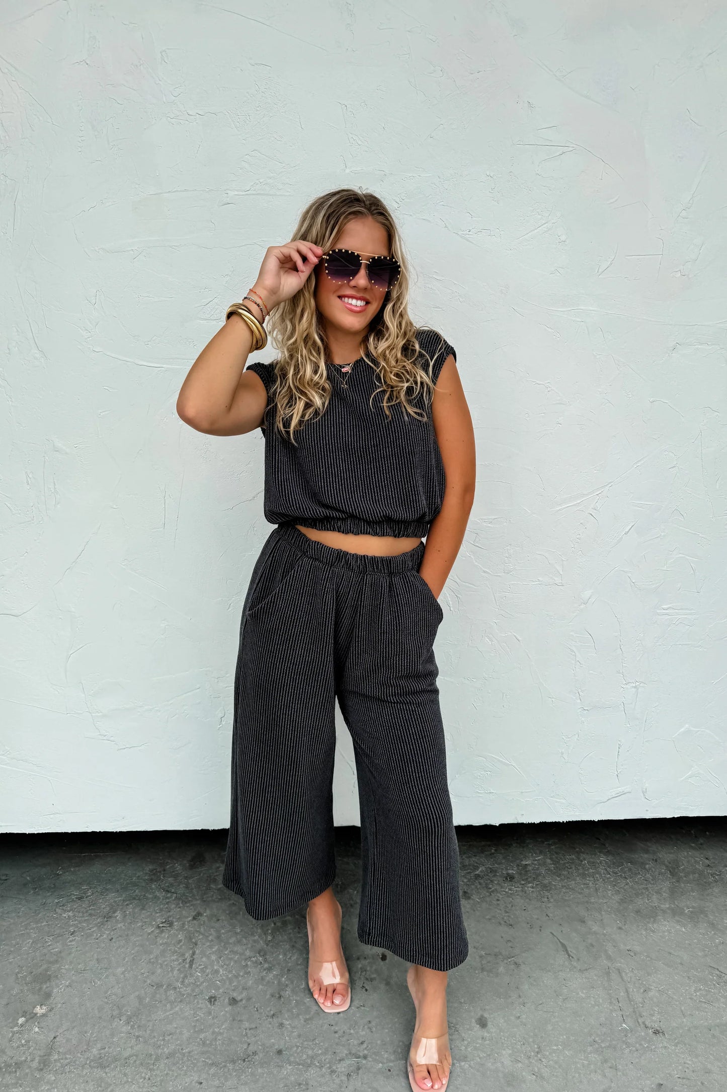 Blakeley Maddie Crop Pant Set