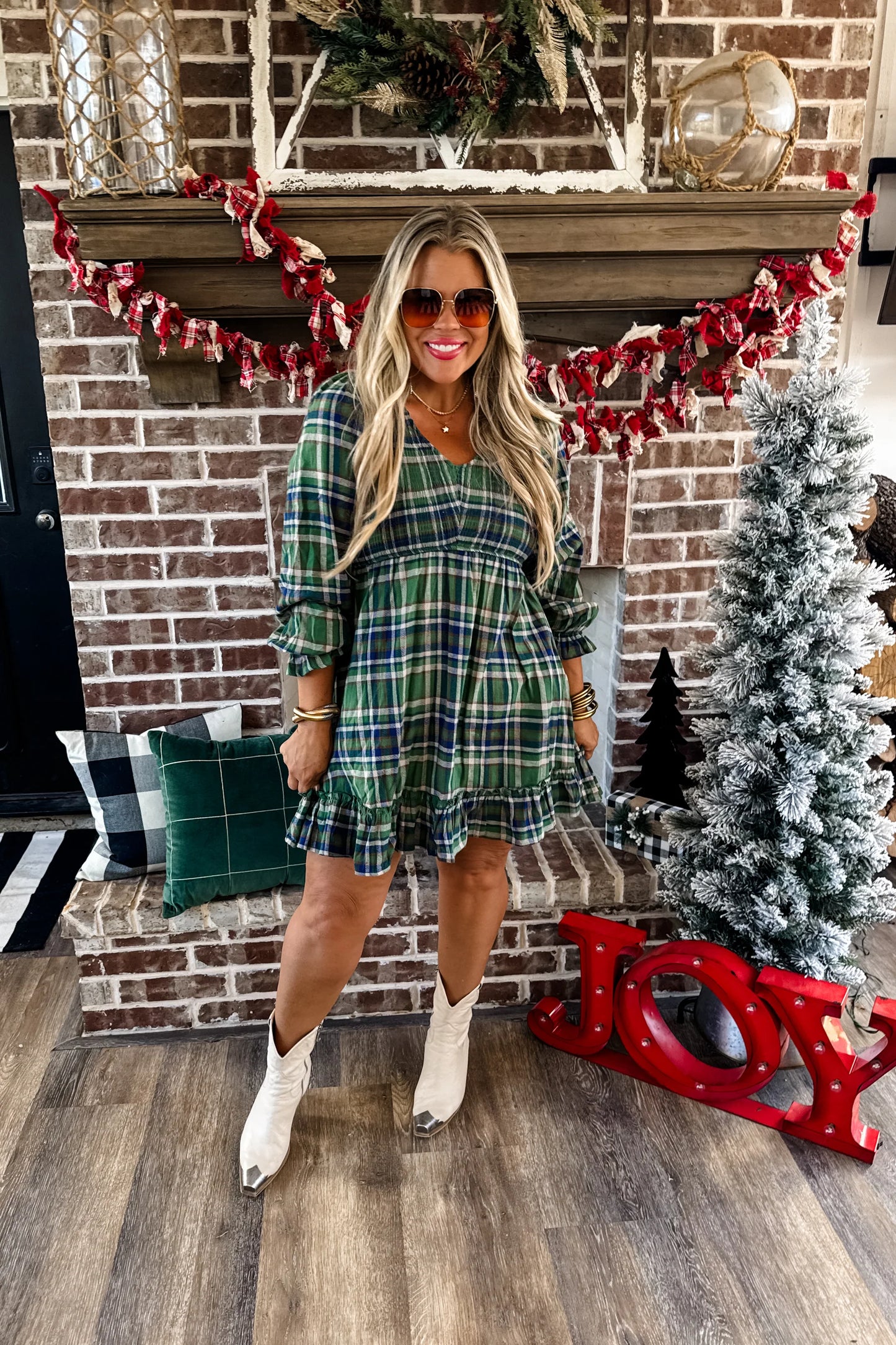 Blakeley Pretty In Plaid Dress