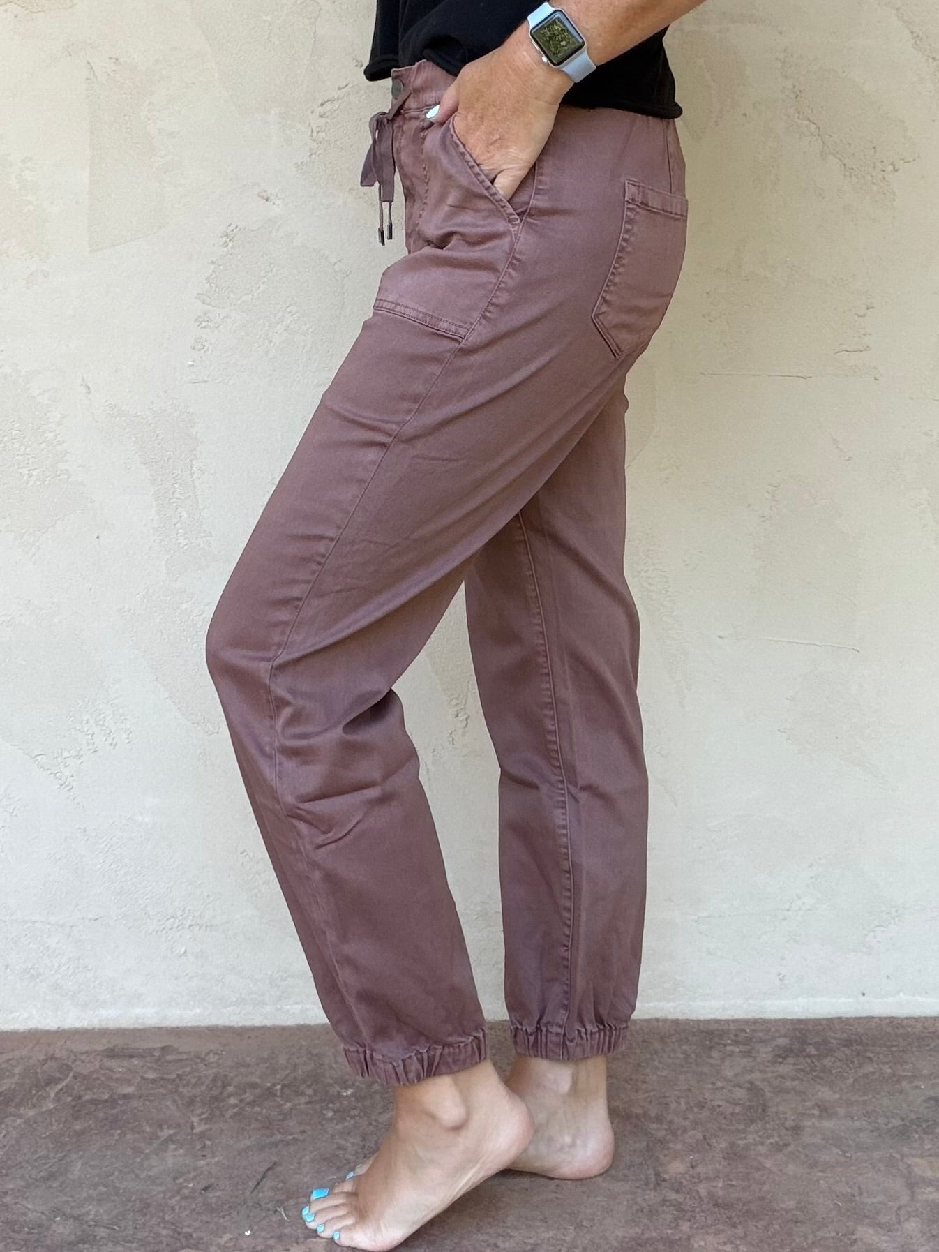 Mica Demin Jogger, Cocoa