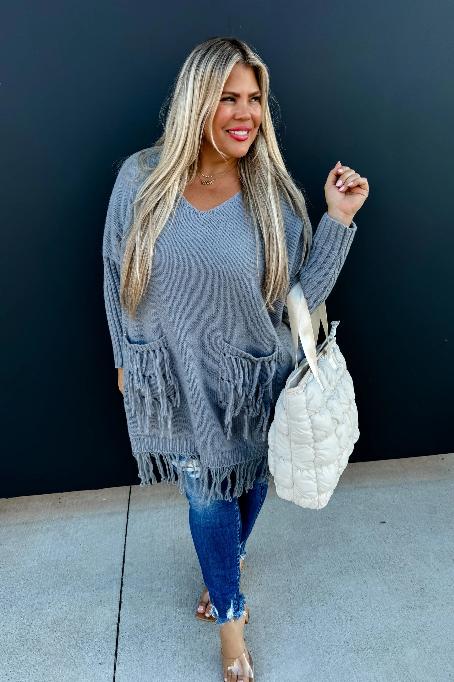 Blakeley Fringe Sweater