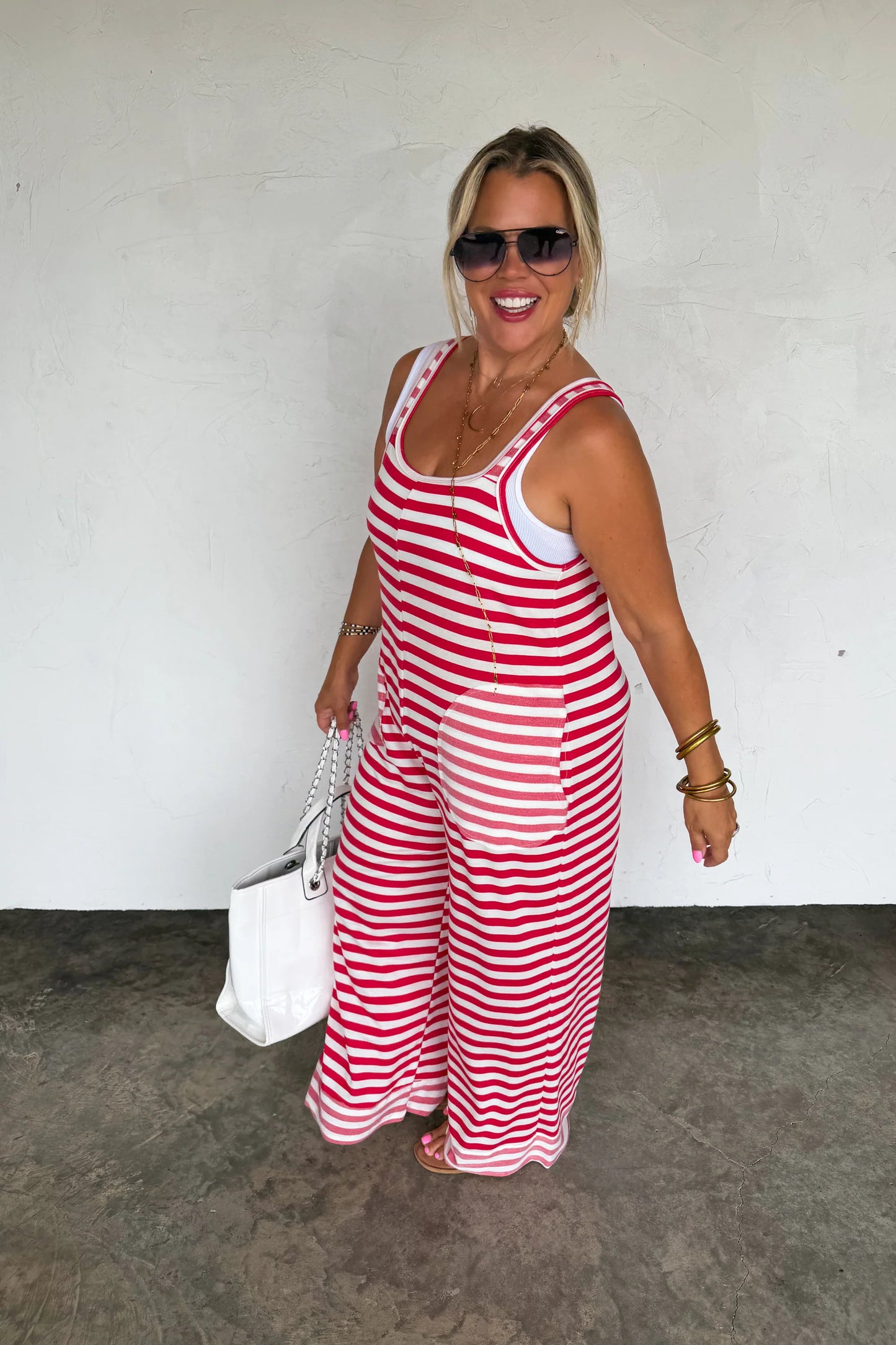 Blakeley Ricki Red Stripe Jumper