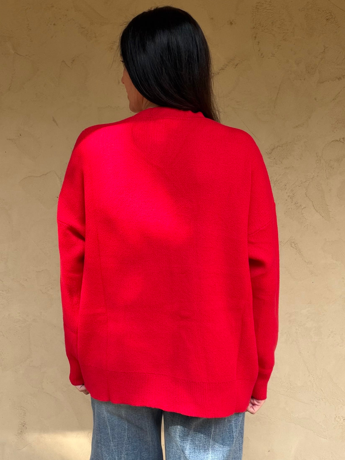 Christmas Tree Sweater, Red