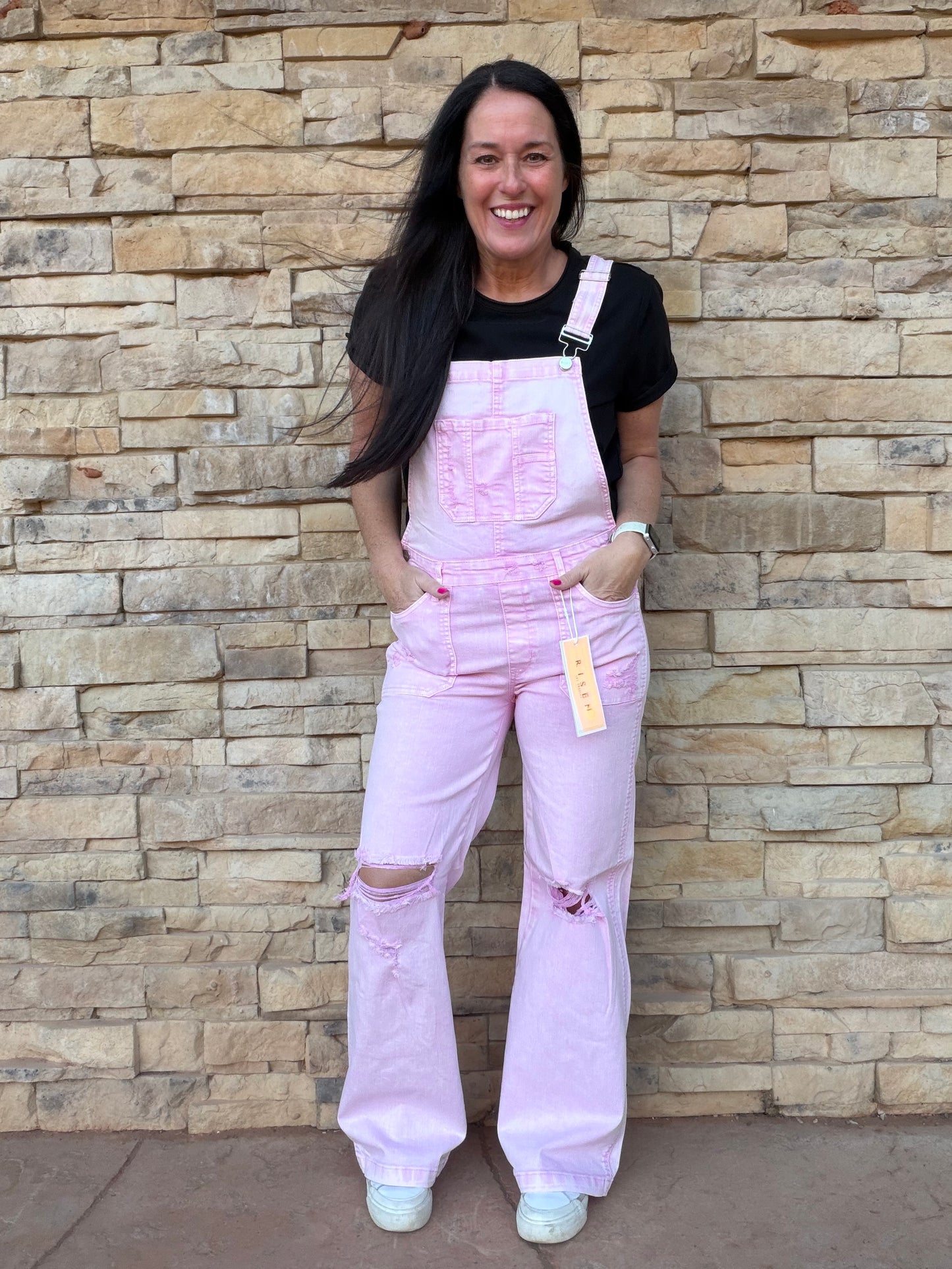 Risen Overalls, Acid Pink