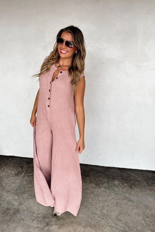 Bucketlist Knit Jumpsuit
