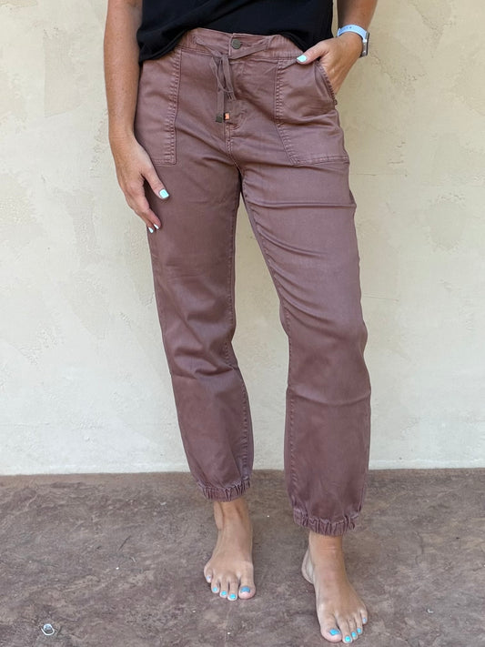 Mica Demin Jogger, Cocoa