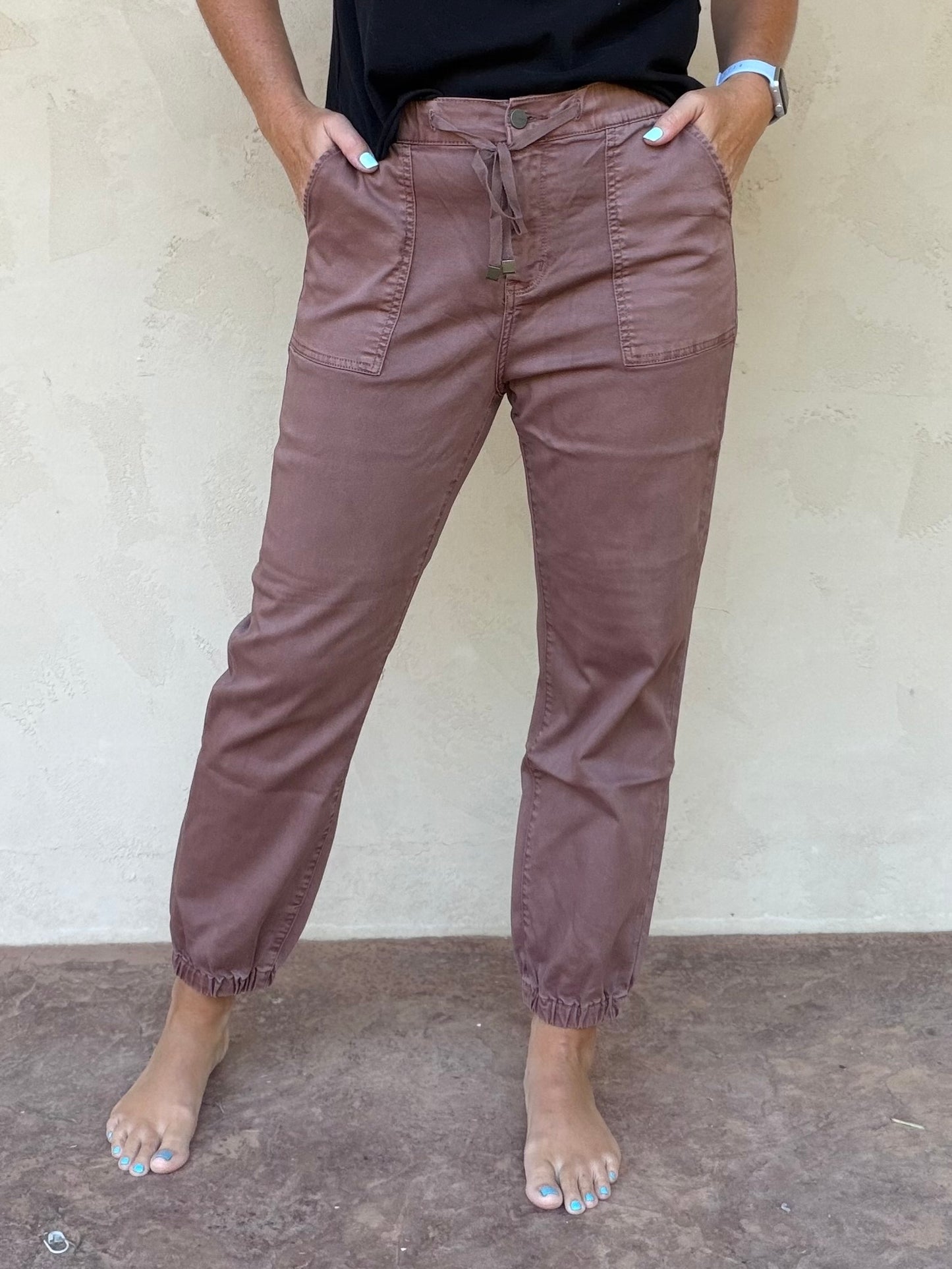 Mica Demin Jogger, Cocoa