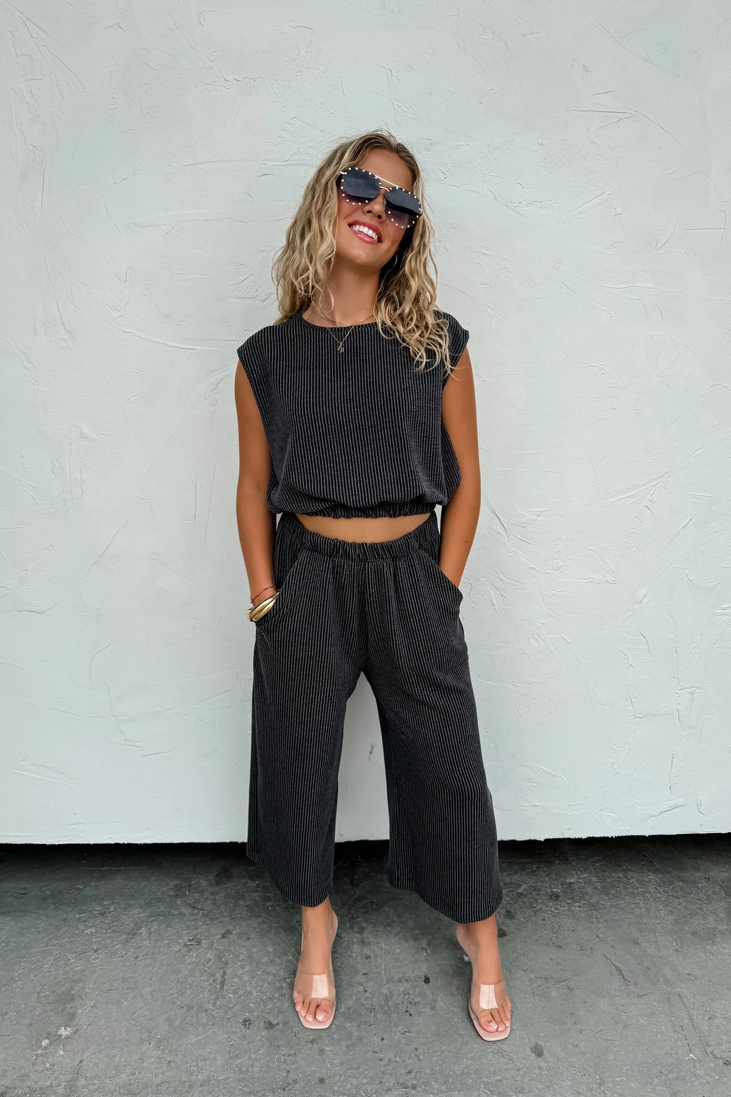 Blakeley Maddie Crop Pant Set