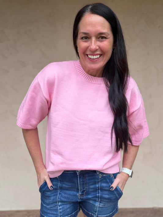 Spring Sweater, Pink