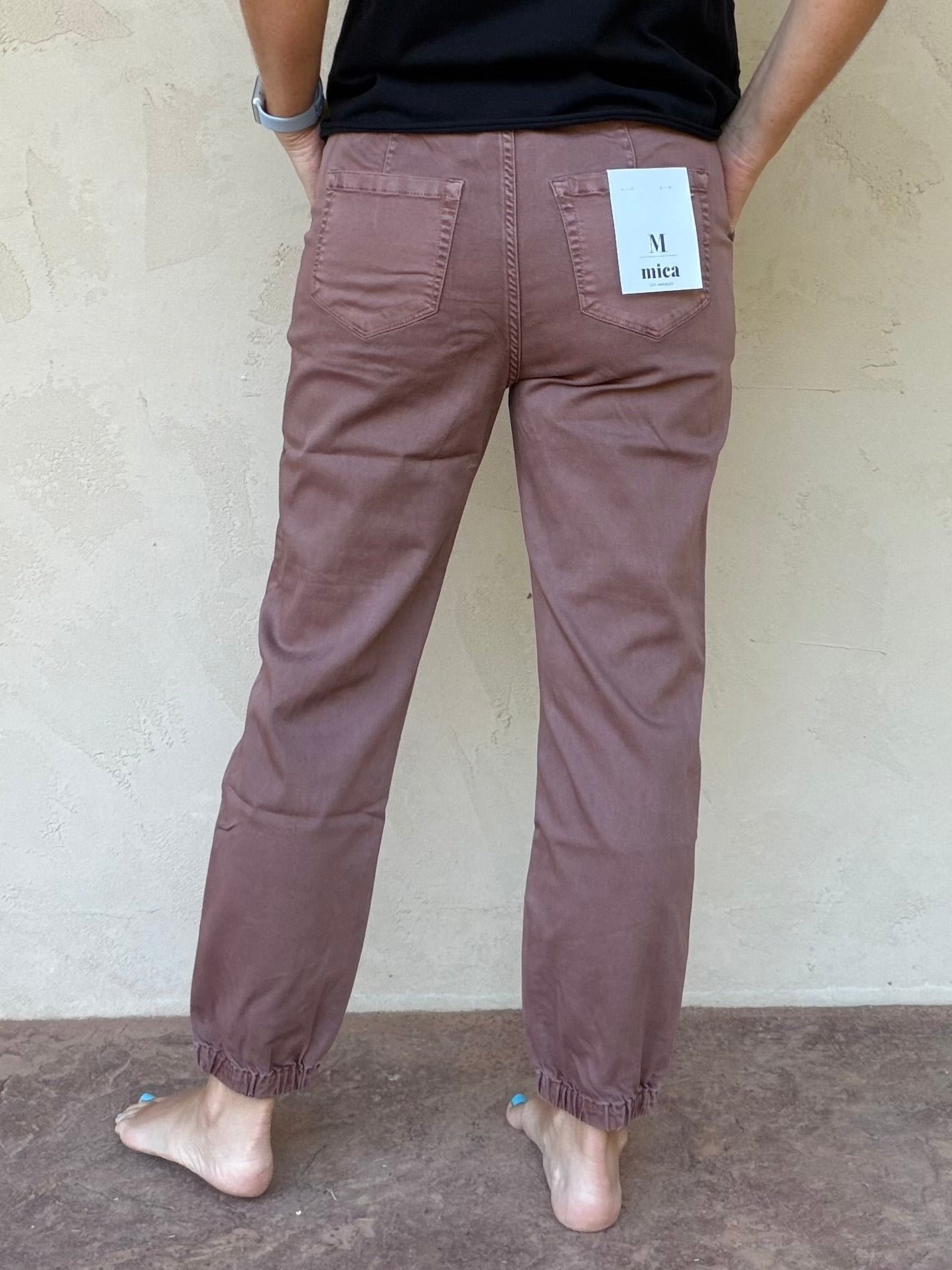 Mica Demin Jogger, Cocoa