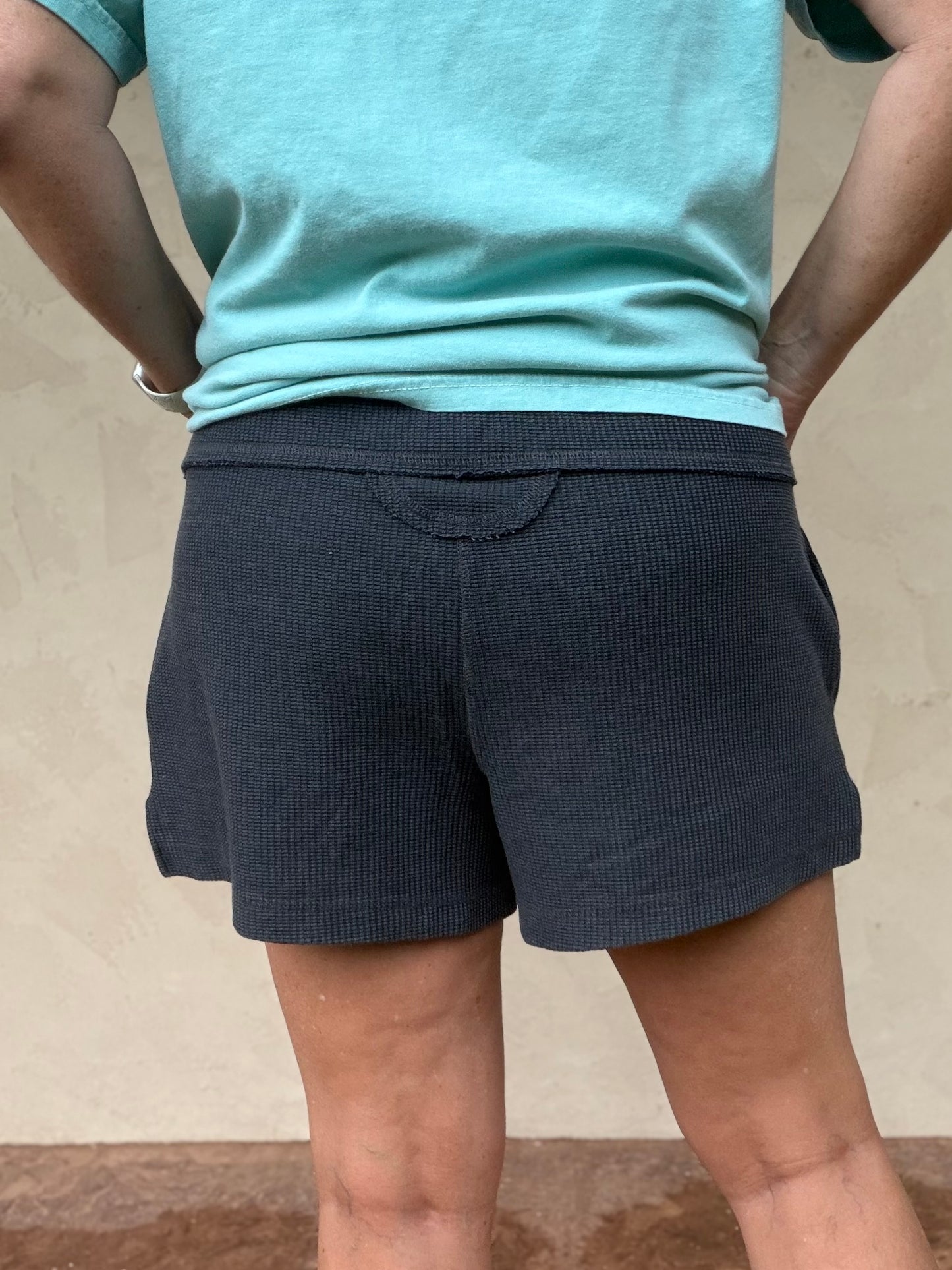 Rae Mode Honeycomb Shorts, Black