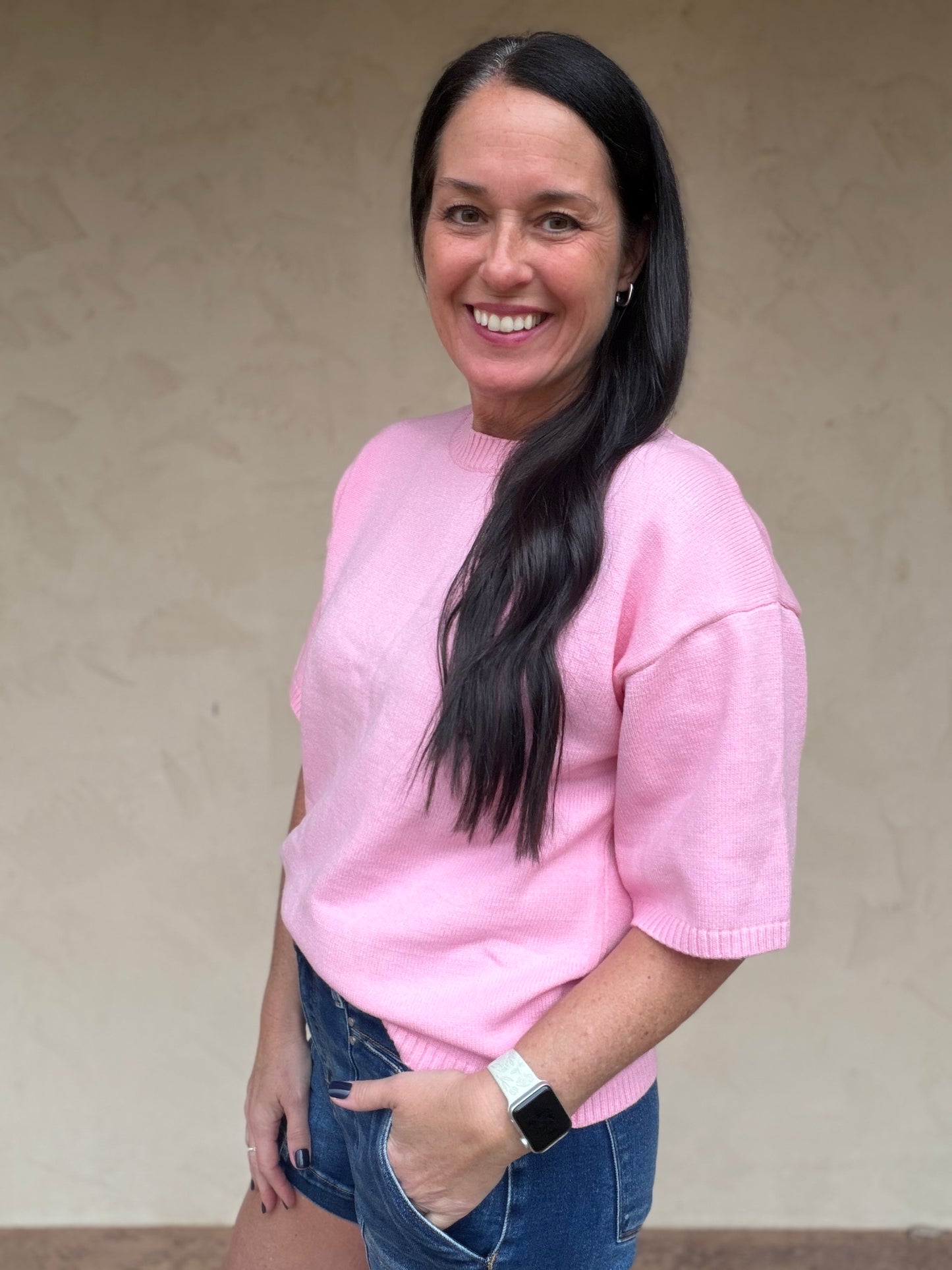 Spring Sweater, Pink