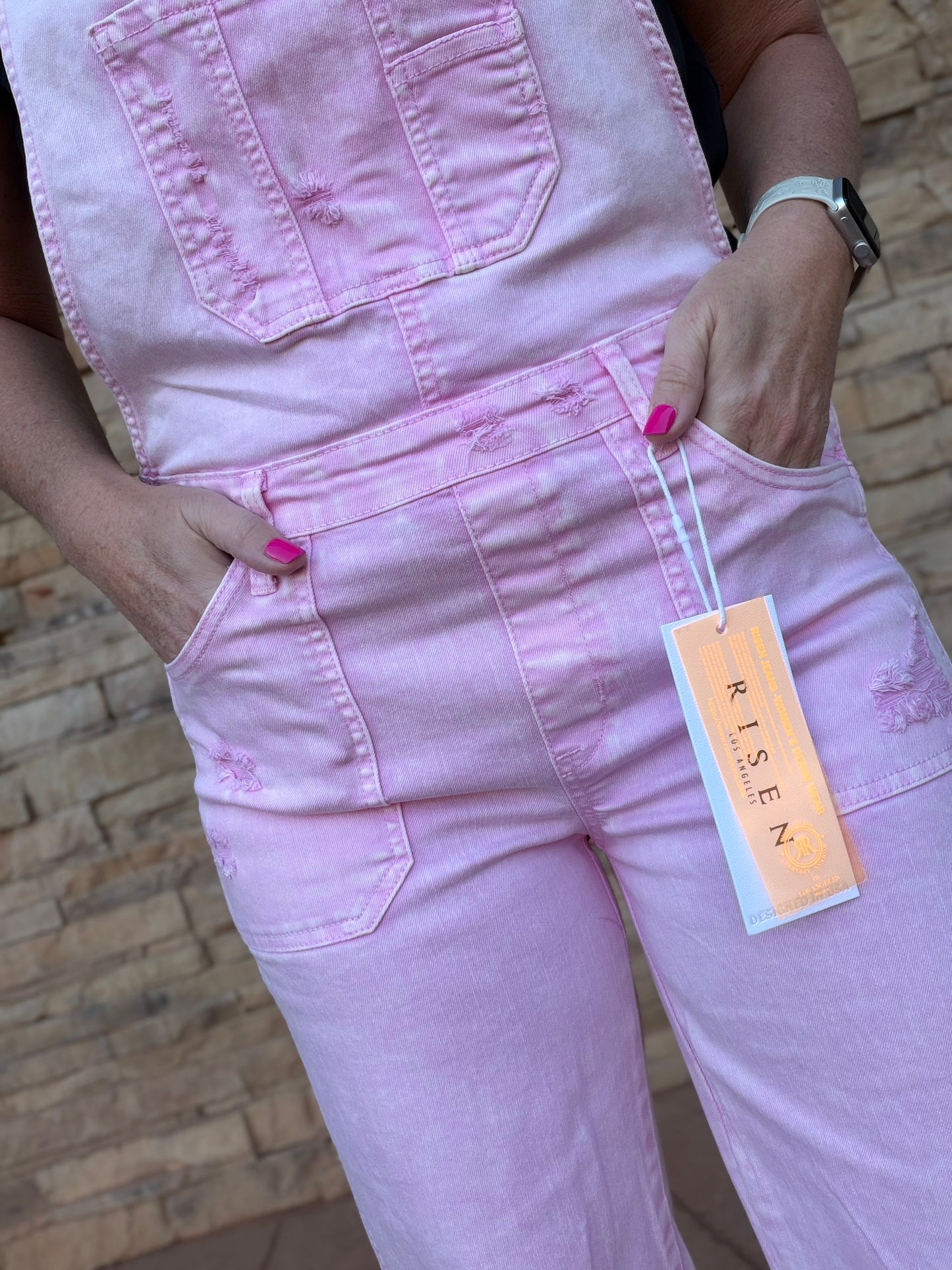 Risen Overalls, Acid Pink