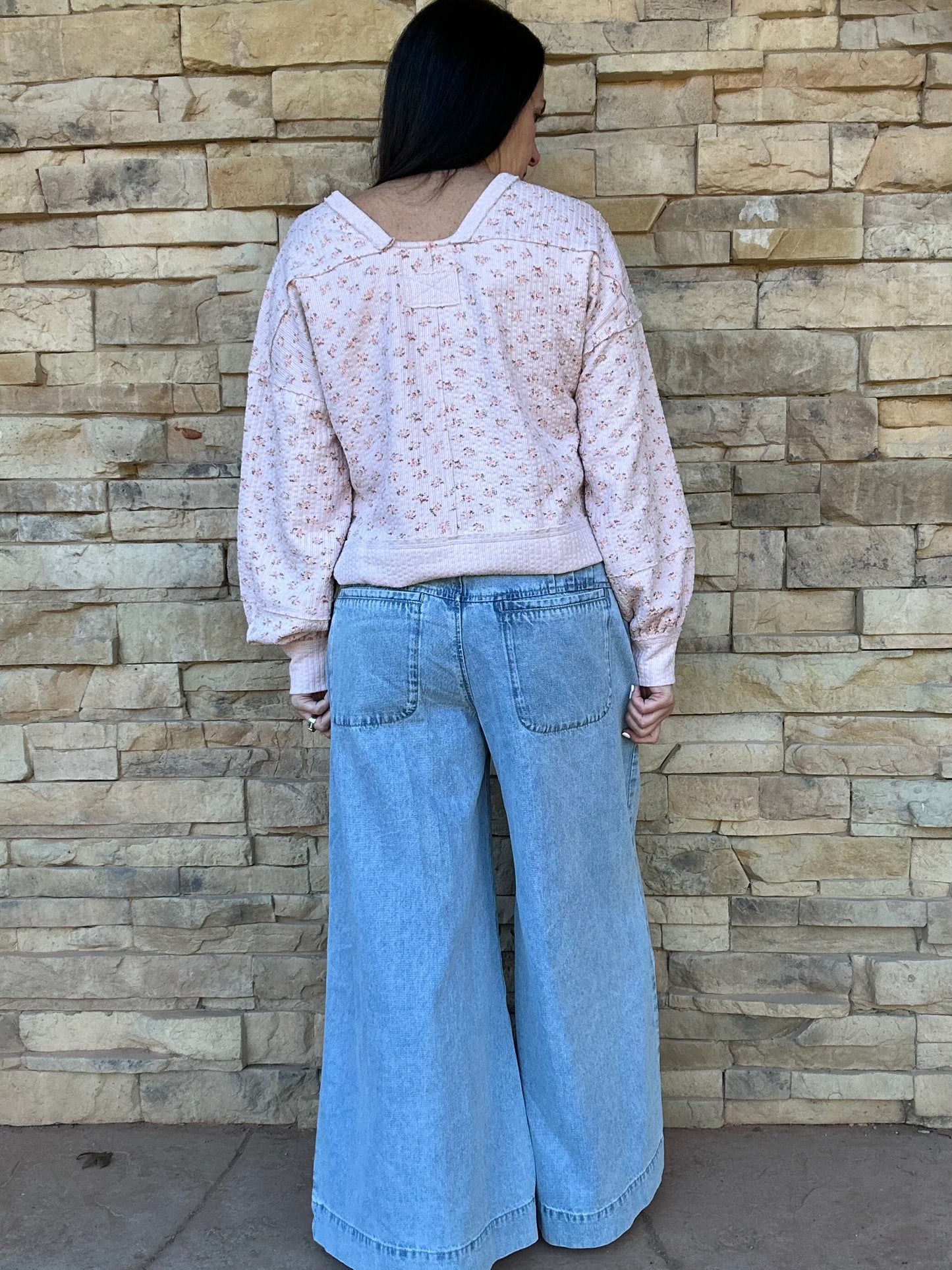 So Me Wide Leg Drawstring Pants