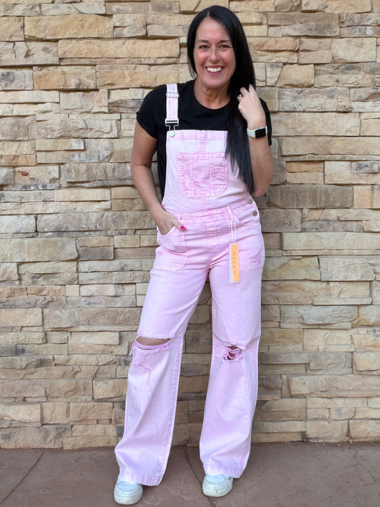 Risen Overalls, Acid Pink