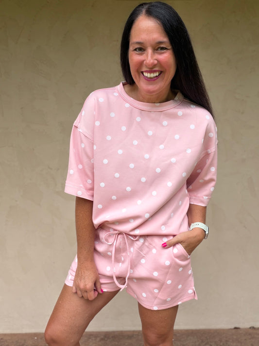 Polka Dot Set, Pink