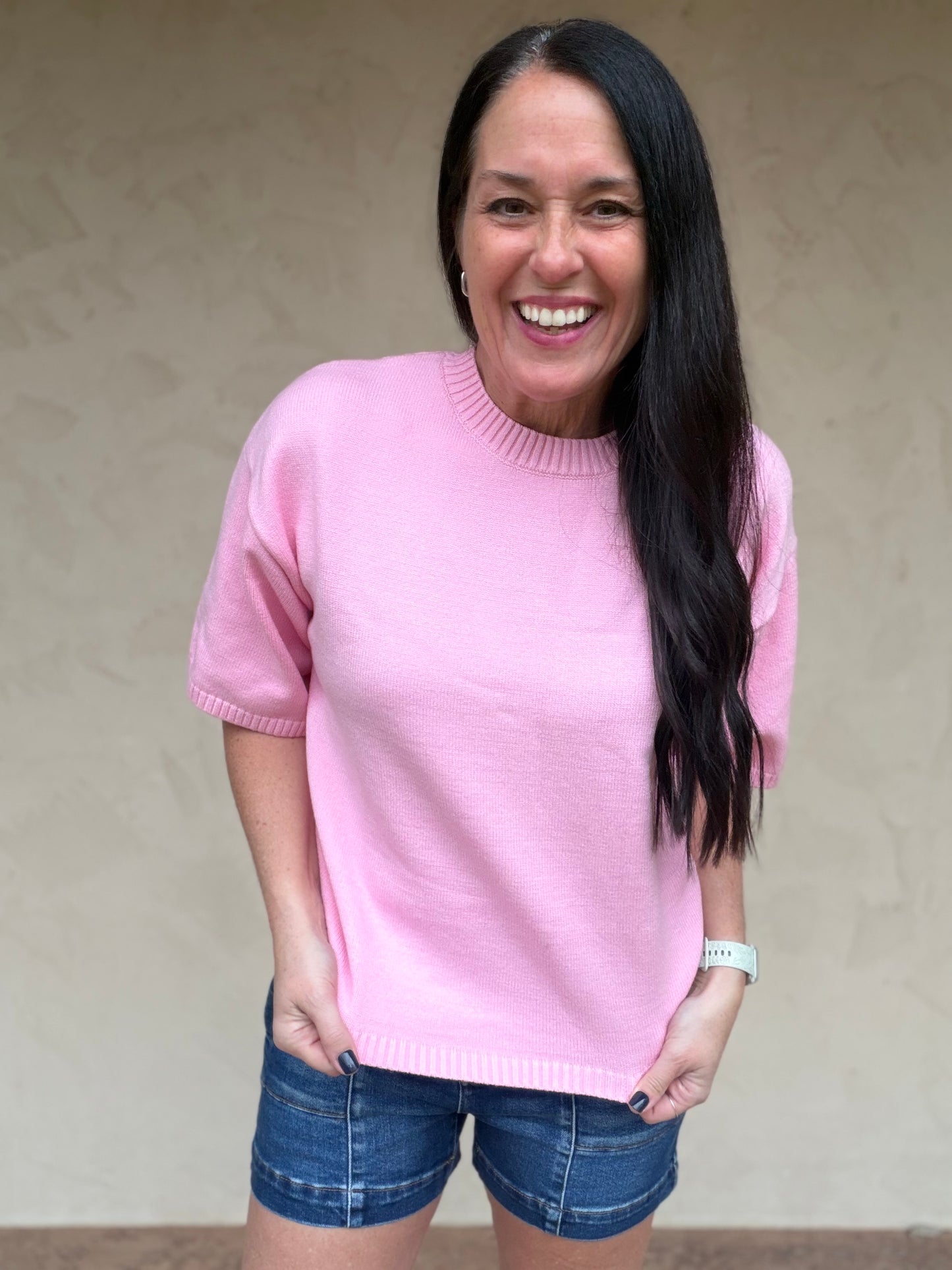 Spring Sweater, Pink