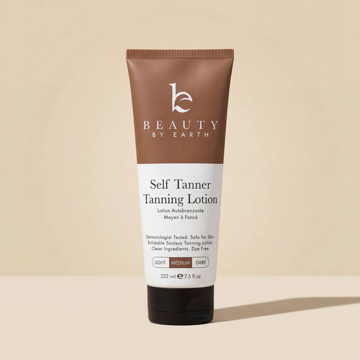Beauty By Earth Self Tanner Lotion, Medium to Dark