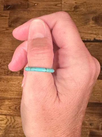 Sterling Silver Turquoise Stacker Ring