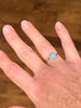 Sterling Silver Adjustable Turquoise Ring