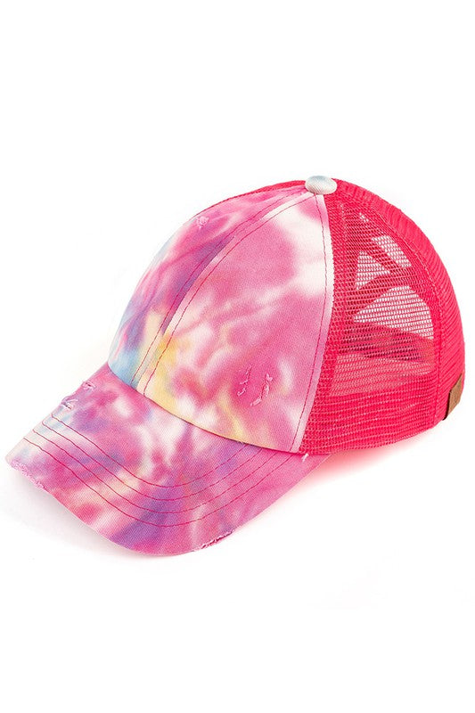 CC Tie Dye Criss Cross Ballcap