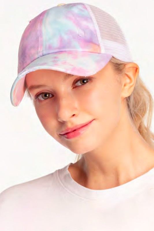 CC Tie Dye Criss Cross Ballcap