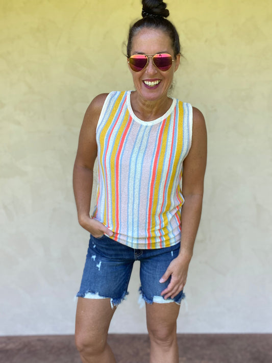 Over The Rainbow Sleeveless Sweater