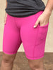Rae Mode Biker Shorts, Pink